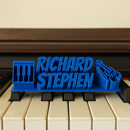 3D Name Tag Plate 2 Emojis